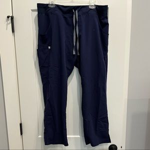 Figs Scrub Pants - XL, petite, Navy Blue